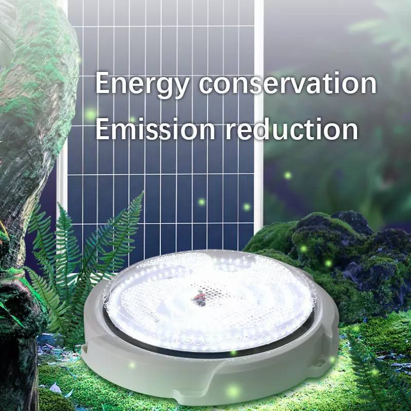 Solar Panel Powered Ceiling Lamp Led Waterproof Indoor Led Solar Ceiling lights Garden Light