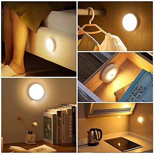 Motion Sensor Light for Home Wireless Motion Sensor Led Wall Night Light With Usb Charging Stick Lamp for Wardrobe Bedroom Stair