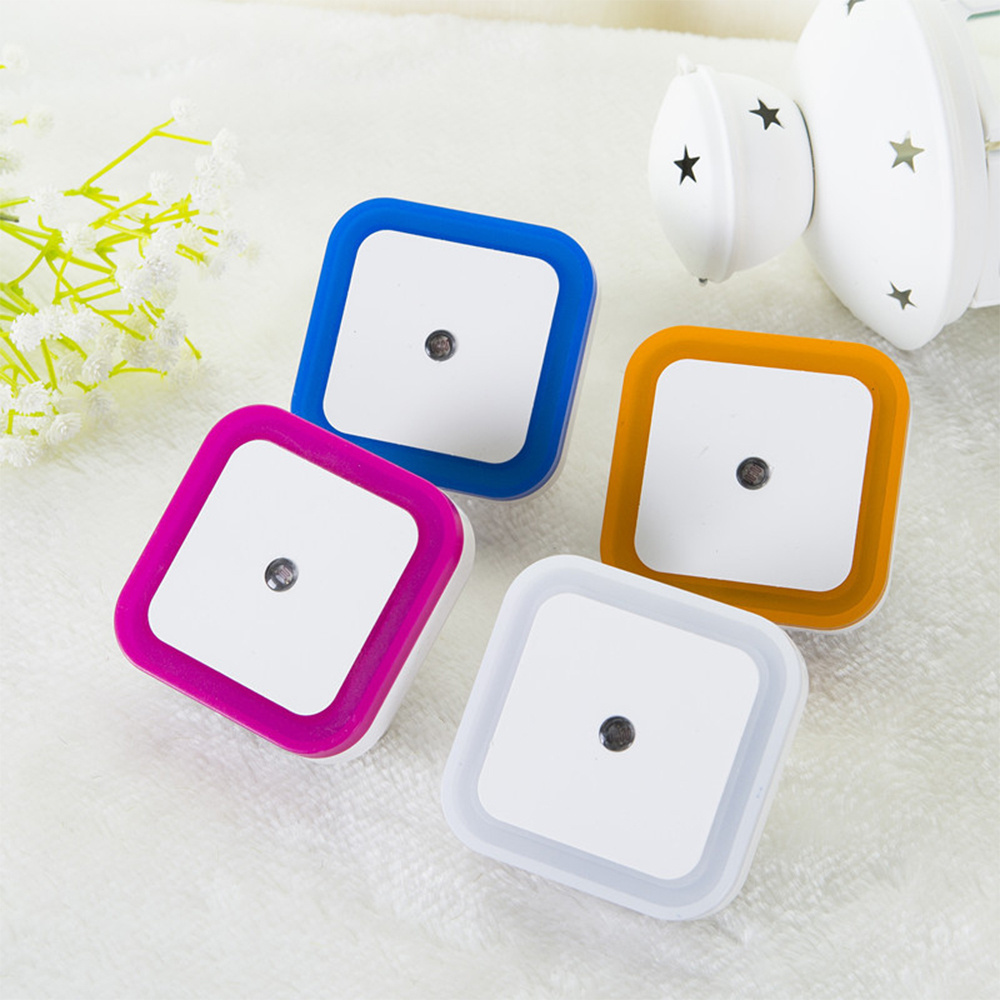 Universal AC Plug Night Light Home Bedroom Night Light Mini LED Intelligent Switch Sensor Light