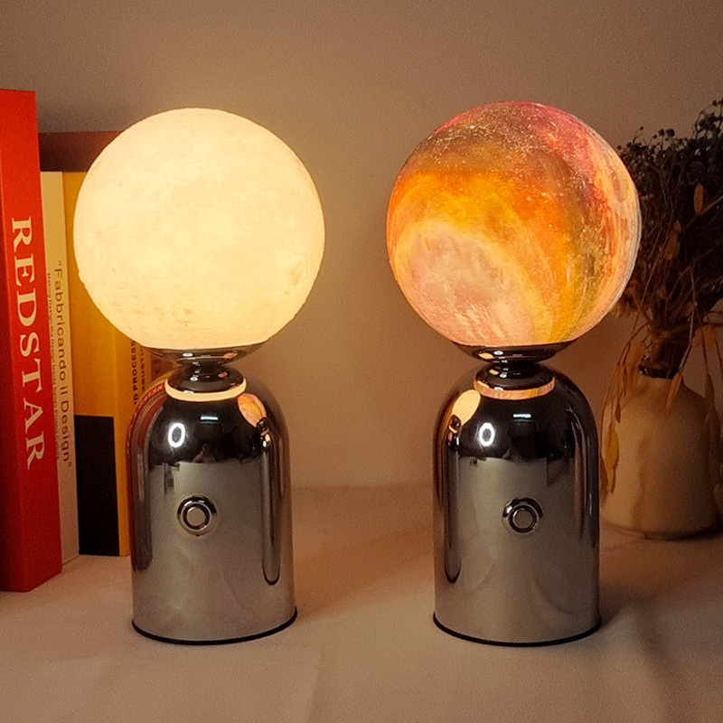 Rechargeable Touch LED Moon Table Lamp Space Buddy planet planet Light