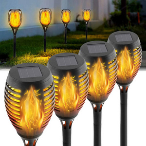 Solar Flame Torch Yard Lawn Decoration Lamp Light Pathway Ground Landscape Waterproof LED Flame Torch Solar Garden Light Outdoor