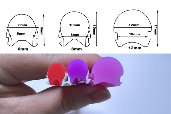 New Generation Separently Neon Tubes 6mm 8mm 12mm Pure Silicone 12v Flexible Strip Lights Silicone Flex Led Neon Lights