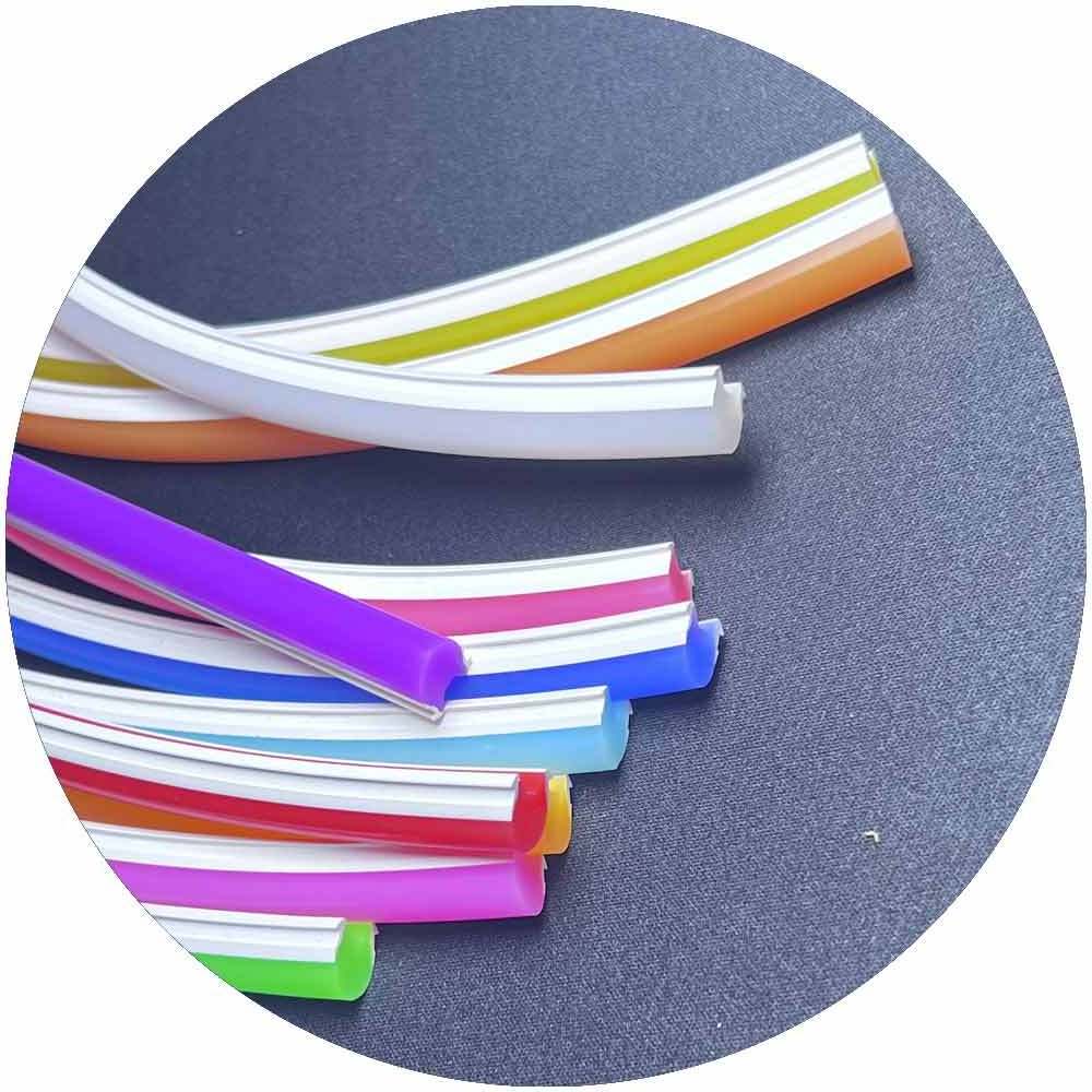 New Generation Separently Neon Tubes 6mm 8mm 12mm Pure Silicone 12v Flexible Strip Lights Silicone Flex Led Neon Lights