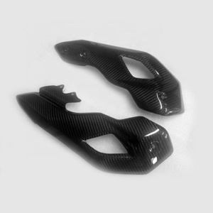 Quality carbon fiber motorcycle parts carbon fibre Lower Belly Pan Heat Shield Pipe Guard for MV Agusta Brutale 800rr Dragster