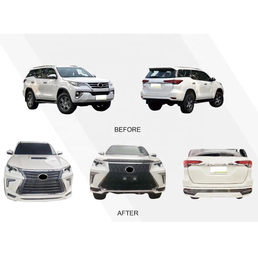 4x4 off road 2020 Body kits for Toyota Fortuner Body Kits series 2016 upgrade to Lexus Design