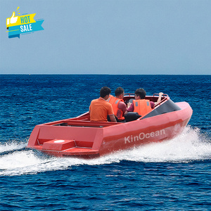 KinOcean New Custom Mini Aluminum Hull Jet Powered Fishing Boat