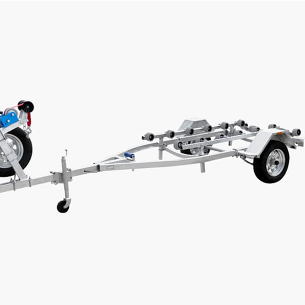 Kinocean Hot Dipped  Custom Small Galvanized  Double Axle Jet Ski  Boat Trailer for sale