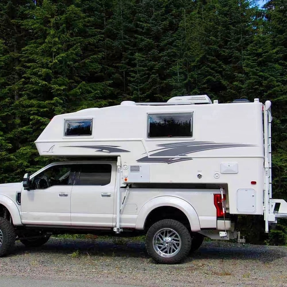 Ecocampor 4X4 Off-Road Ute Canopy Truck Camper Best Quality Portable Outdoor Travel Trailer with Toilet for Sale