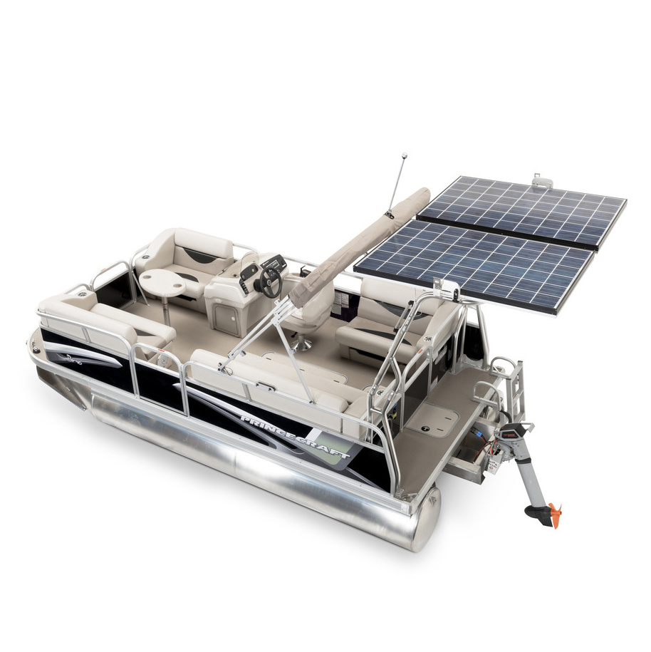 Kinocean New Technology Aluminum Solar Electric Fishing Pontoon Boat For Sale