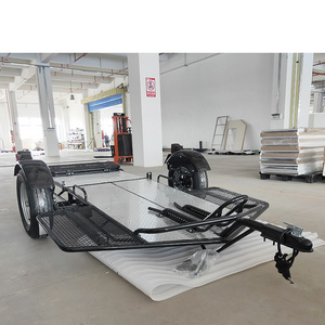 Support customization Display Racks Small Folding Motorcycle Trailer for Harley Motorbike