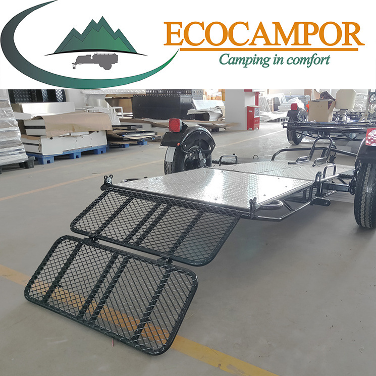 Support customization Display Racks Small Folding Motorcycle Trailer for Harley Motorbike