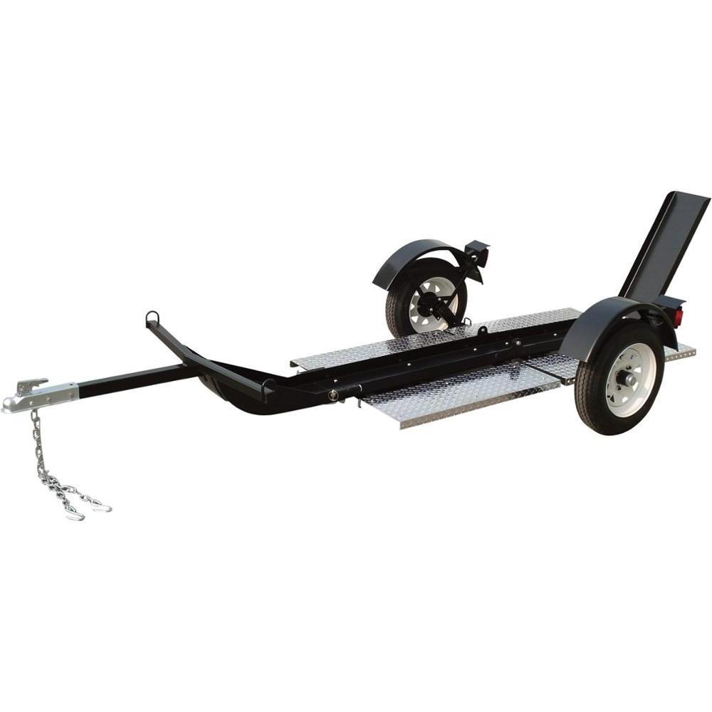 Pull Behind Single Rail Folding Motorcycle Camper Trailer for Sale