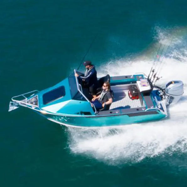 Kinocean 6m New Zealand Fishing Boat Aluminum Hard Top Deep-V Speed Boat for Sale