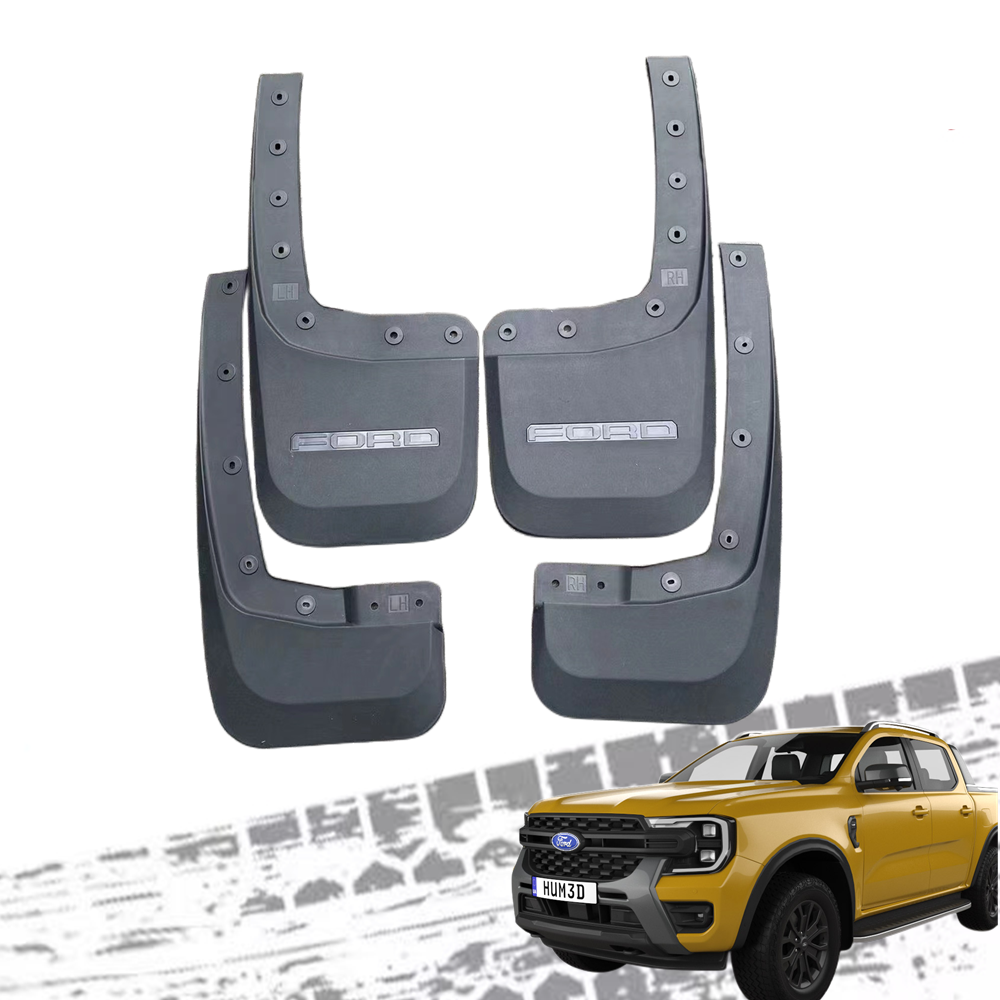 New Rubber Mud Flaps Splash Guards Mudflap For Ranger 2023 T9 XL XLS XLT SPORT WILDTRACK