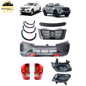 New full set body kits for frontier Navara PRO4X NP300 2015+ to 2021 facelift Including headlights and taillights