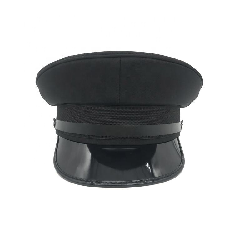 OEM  Dress Uniform Officer Peaked hat with Embroidery Badge use by women and men