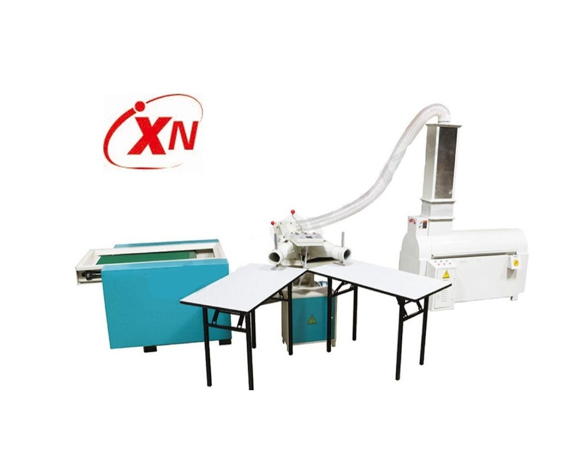 Polyester Fiber Carding machine with Ball Fiber making Machine Pillow Filling Machine pillow filling production line