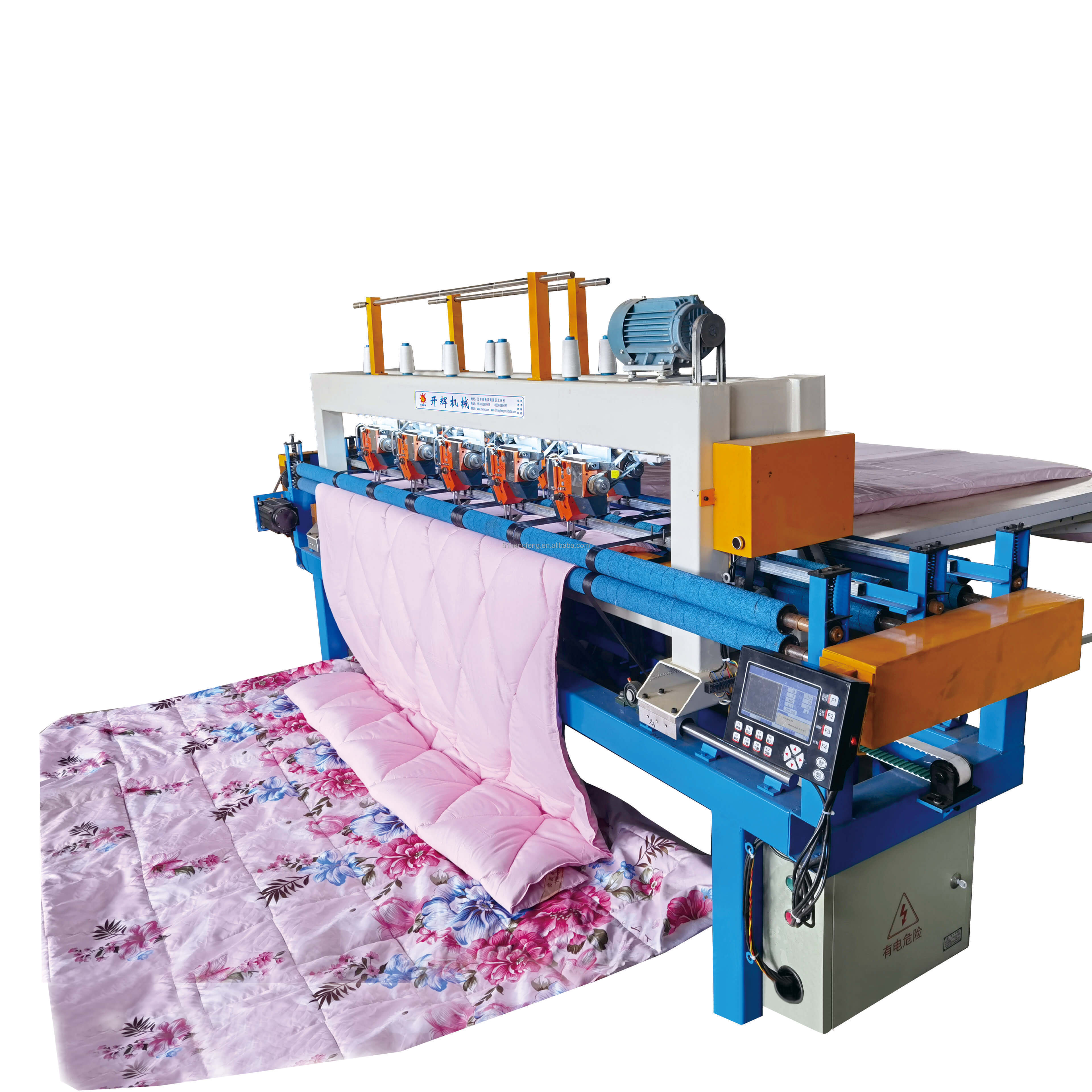 Full Automatic Multi Heads Quilting Machine for quilt mattress gauze