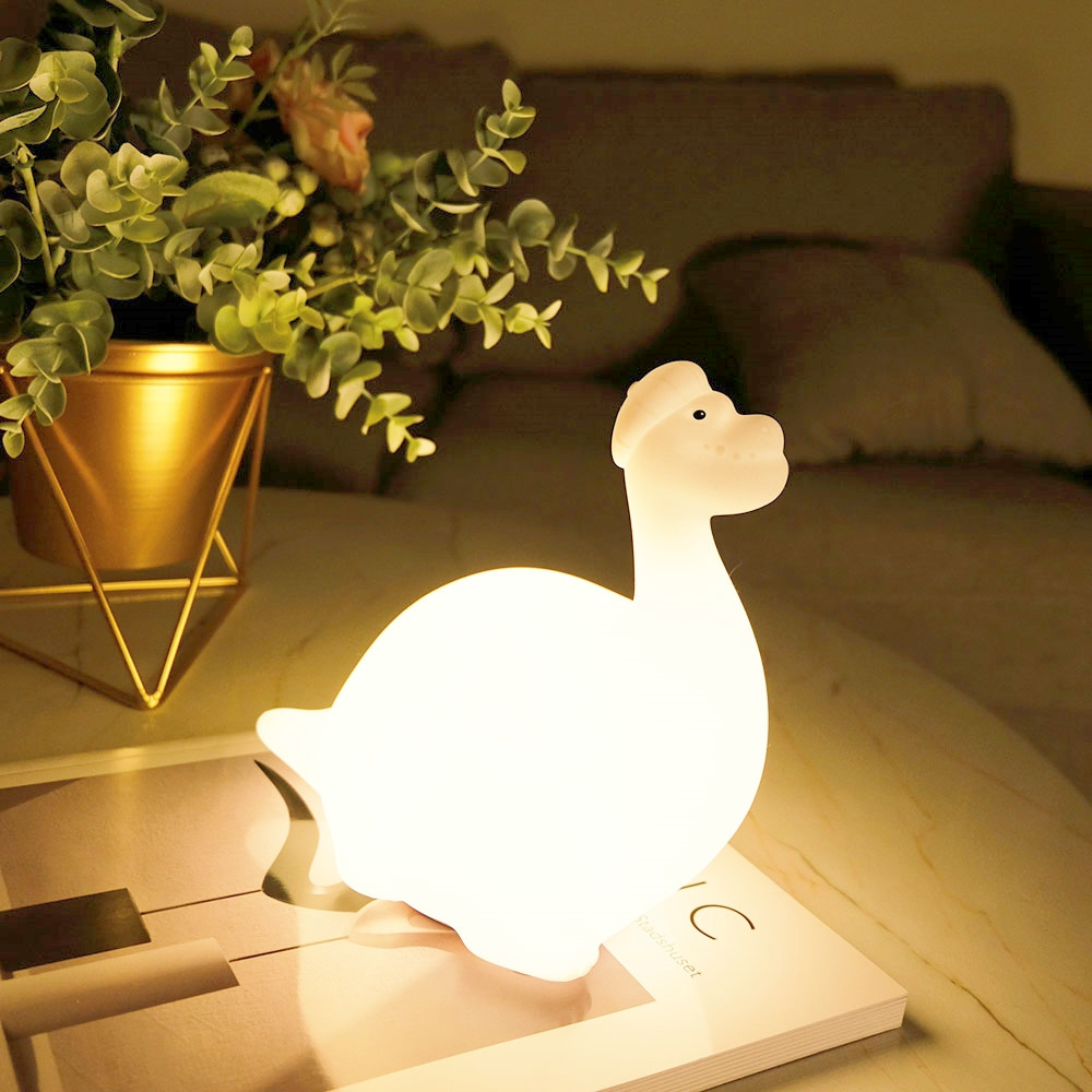 Colorful Silicone Animal Light Nursery Toddler Dinosaur Silicone LED Night Light for Kids Room