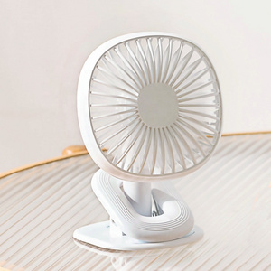 6-Inch Rechargeable Clip Fan USB/Battery Powered Multifunction Mini Table Fan for Outdoor Household Hotel Use Made of Plastic