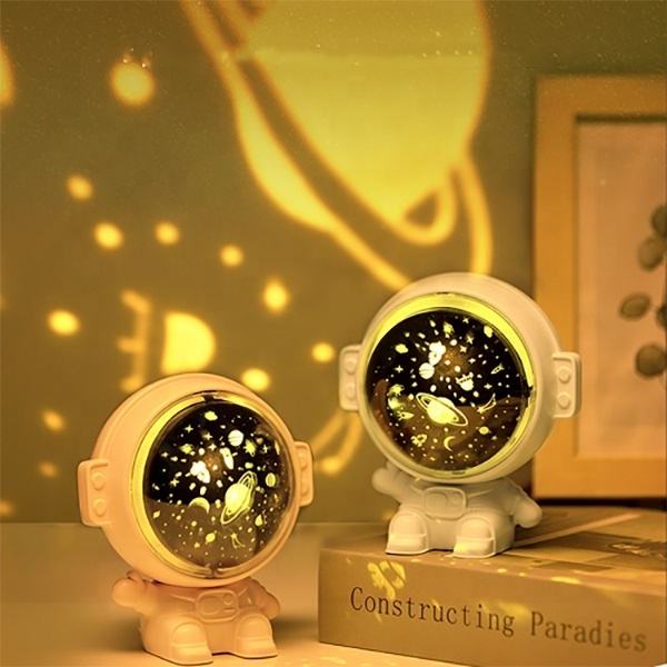 Christmas Gifts Baby Astronaut Led Star Colorful Night Light Projector Light For Kids