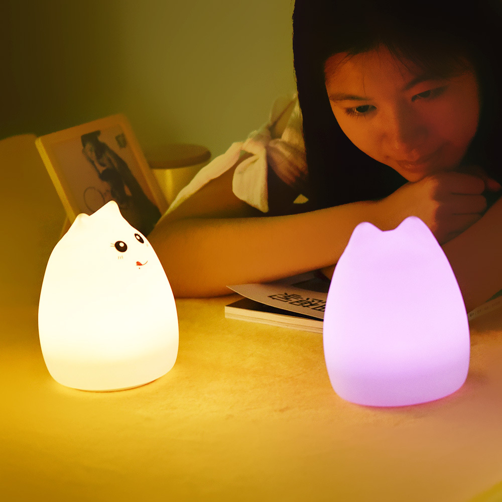 Led Clap Baby Sleep Night Light Nursery Portable Battery Operated Night Light