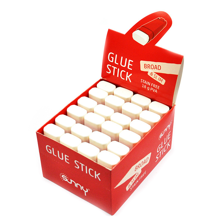 24Pcs All Purpose Glue Sticks, Washable 18G Glue Nontoxic Permanent Adhesive Glue Stick