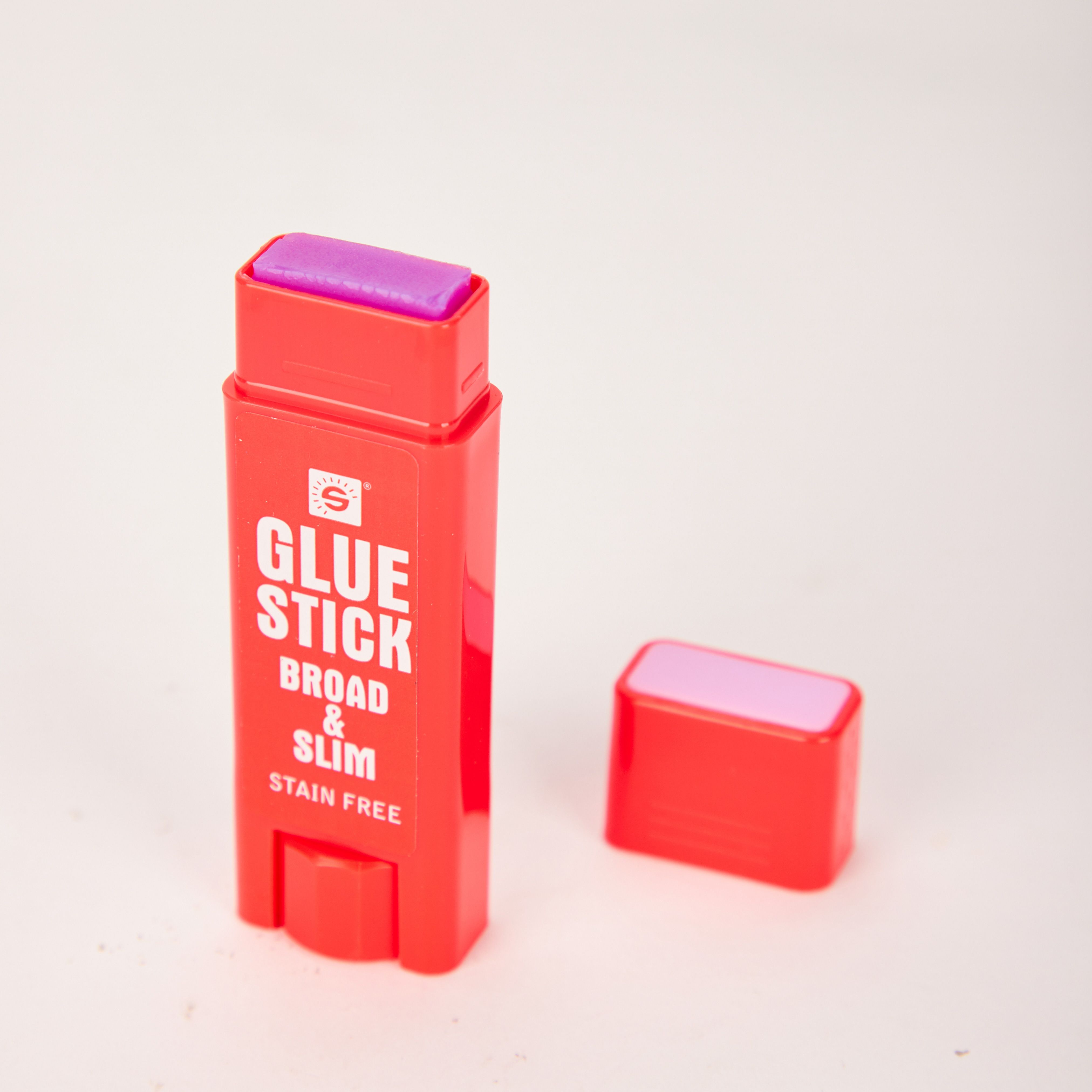 Disappearing Purple Repositionble   PVP square shape strong purple glue stick