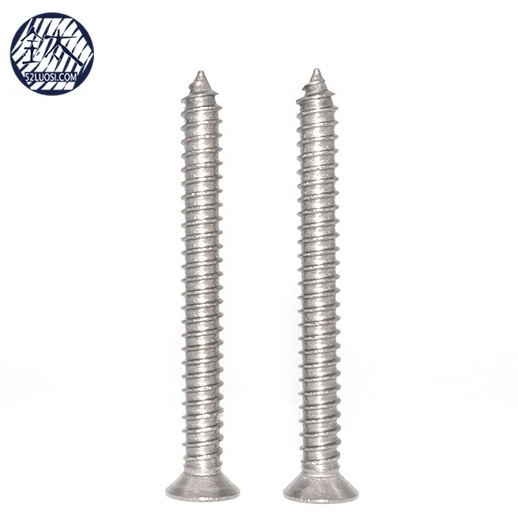 Corrosion Resistant M4 Cross Recessed Countersunk Head Titanium Self Tapping Screw