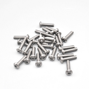 Titanium Fasteners ISO 7380 M2 Titanium Hex Socket Button Pan Head Screw