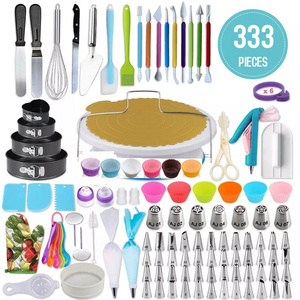 Factory 333pcs cake set Cake Decorating Supplies Kit Baking Pastry Tools Baking Accessories cake tools baking tools sets