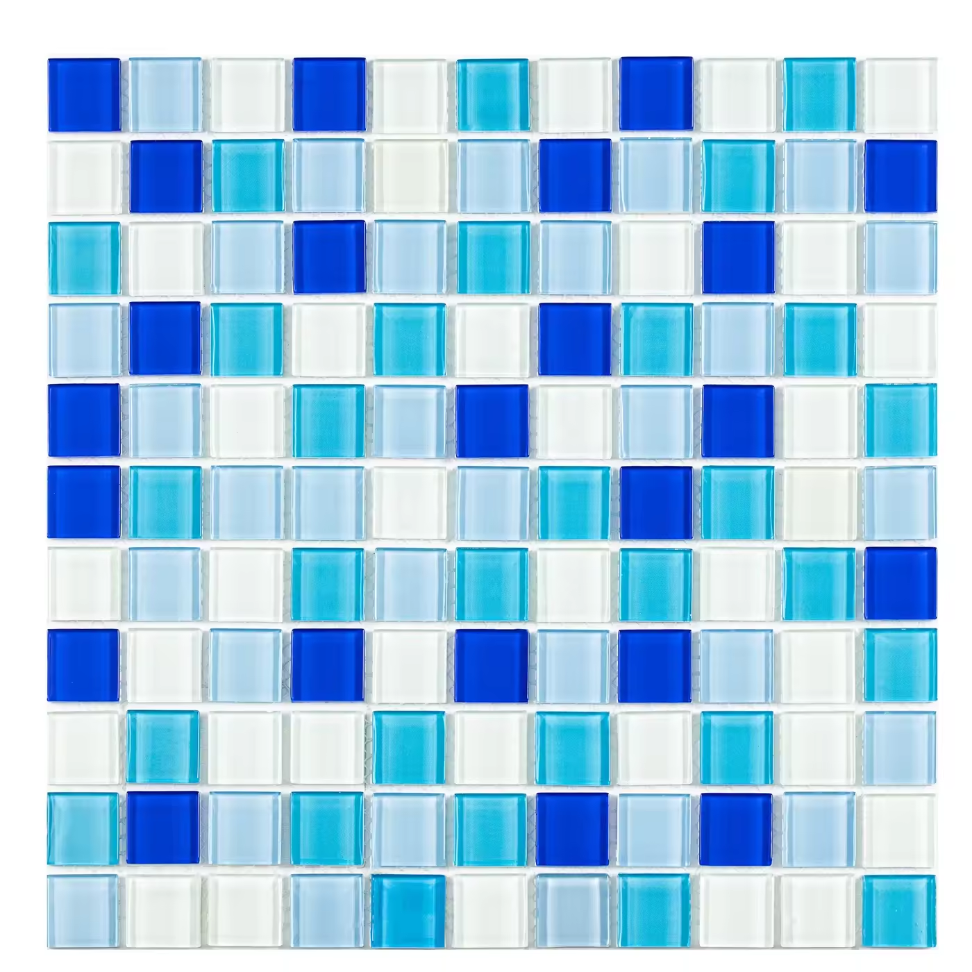 Floors Decoration Backsplash Mosaic Good Glitter Backsquare Quality Blue Popular Bathroom Tiles