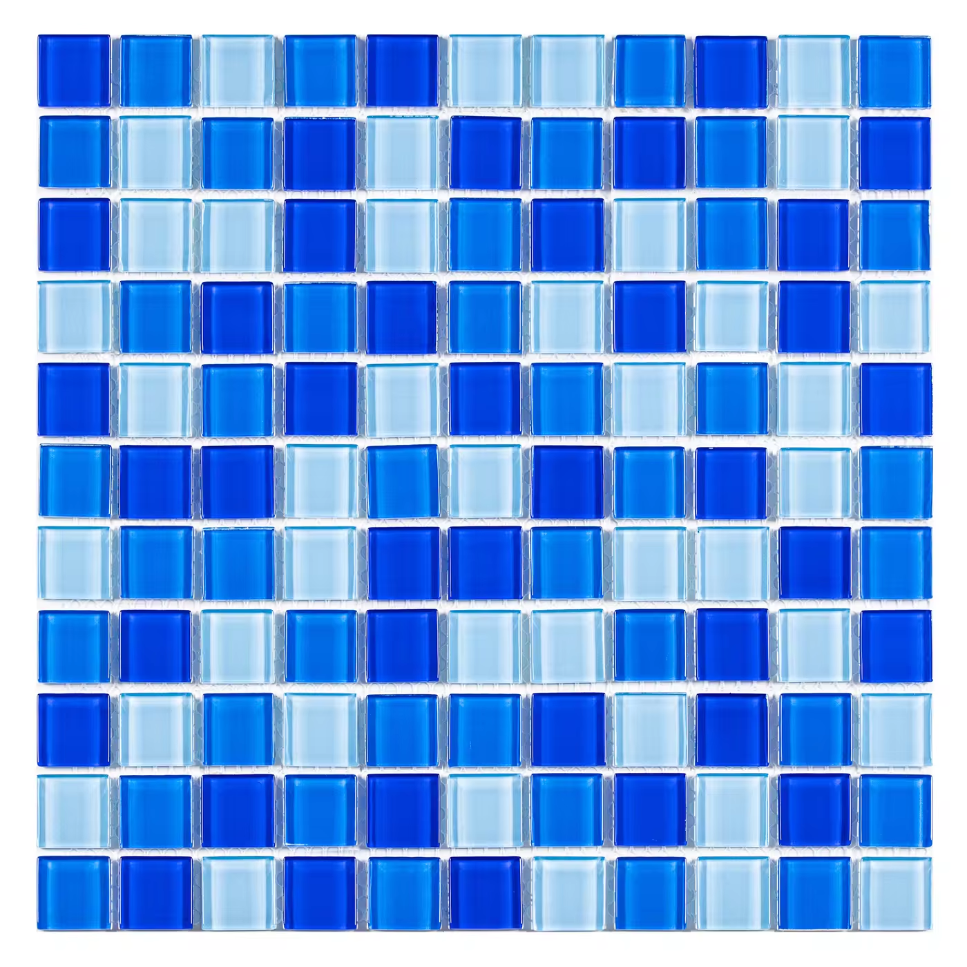 Floors Decoration Backsplash Mosaic Good Glitter Backsquare Quality Blue Popular Bathroom Tiles