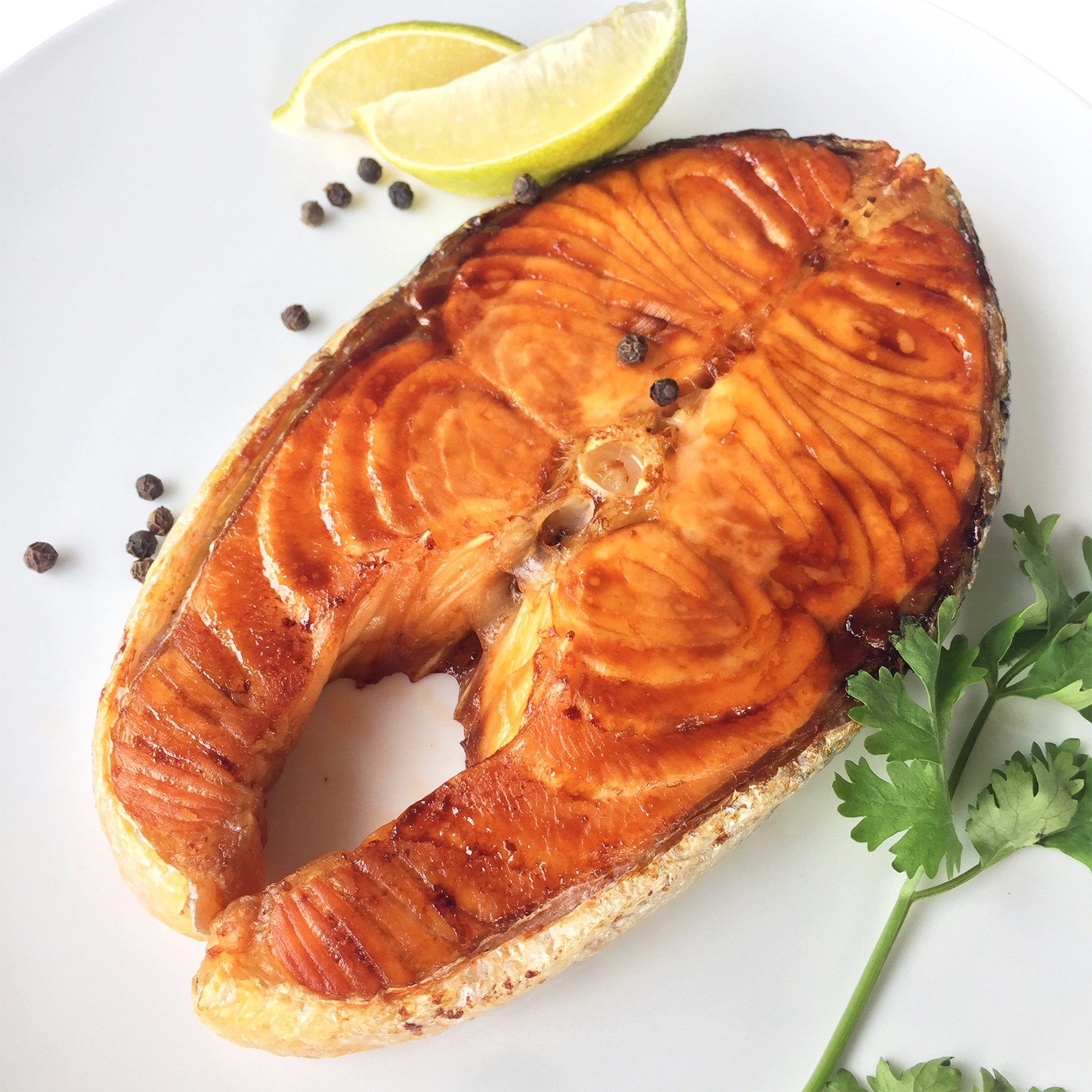 Hot selling seafood products chilean salmon steak featuring Miso-glazed and Farmed for Salmon with Roasted Garlic Aioli