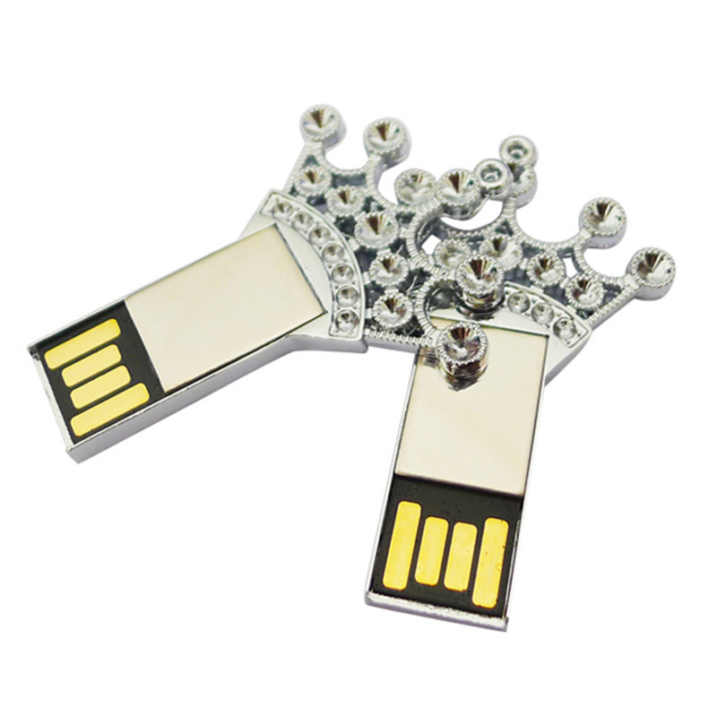 Gadgets electronic Crown pendrive creative usb flash Drive memory stick