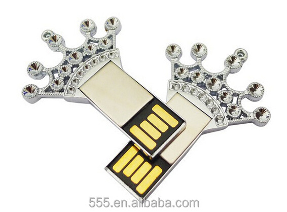 Gadgets electronic Crown pendrive creative usb flash Drive memory stick