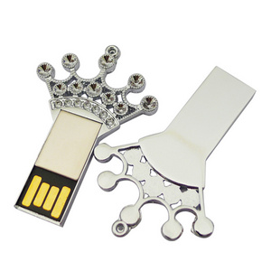 Gadgets electronic Crown pendrive creative usb flash Drive memory stick