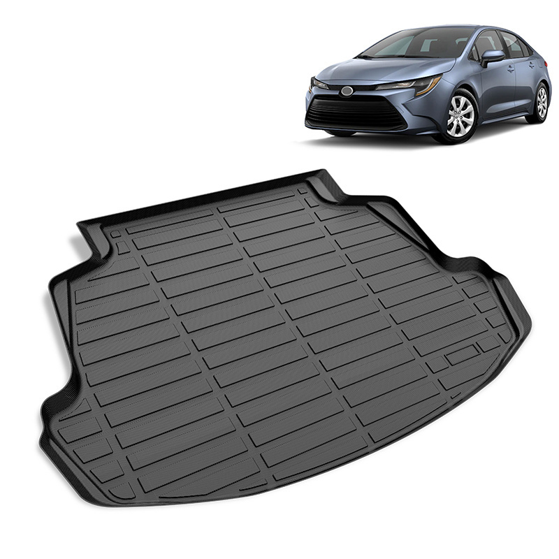 Luxury Car interior accessories Waterproof 3D TPE Car Floor Mats For Mitsubishi Outlander Trunk Mats