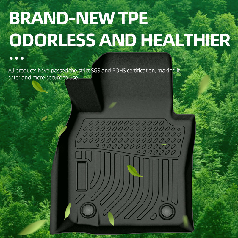 Car Interior Accessories 3D All Weather TPE Car Floor Mats Cargo Liner Trunk Floor Mats For Hyundai Elantra 2020- Car Mats