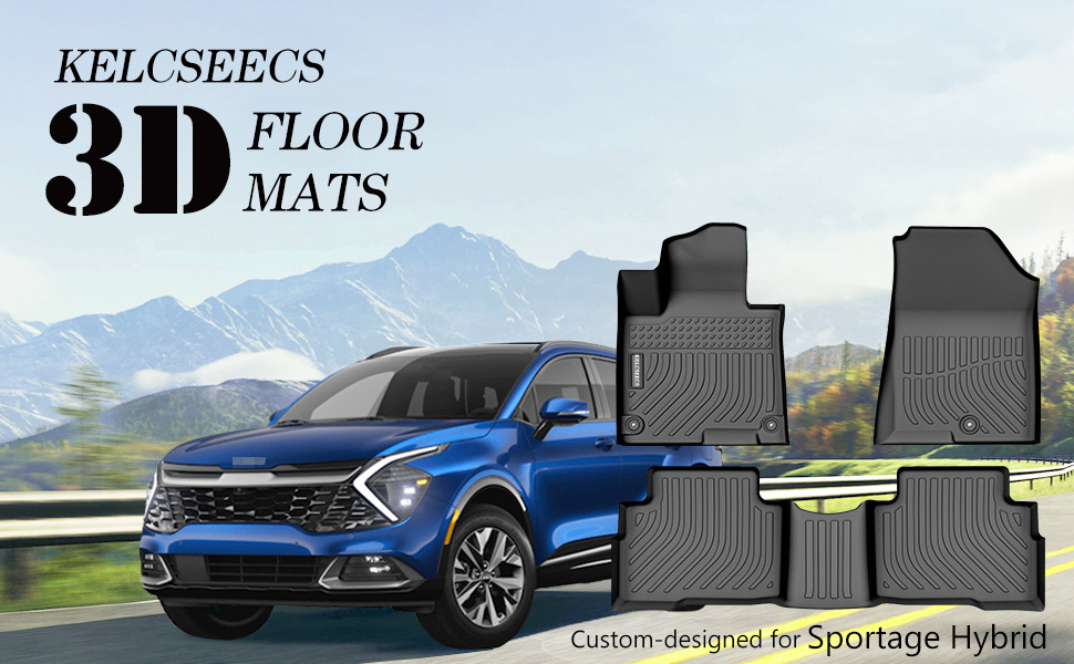 Wholesale Waterproof Cargo Liner 3D TPE Car Floor Mats Trunk Floor Mats Carpets For Kia Sorento 6 Seats Car Mats