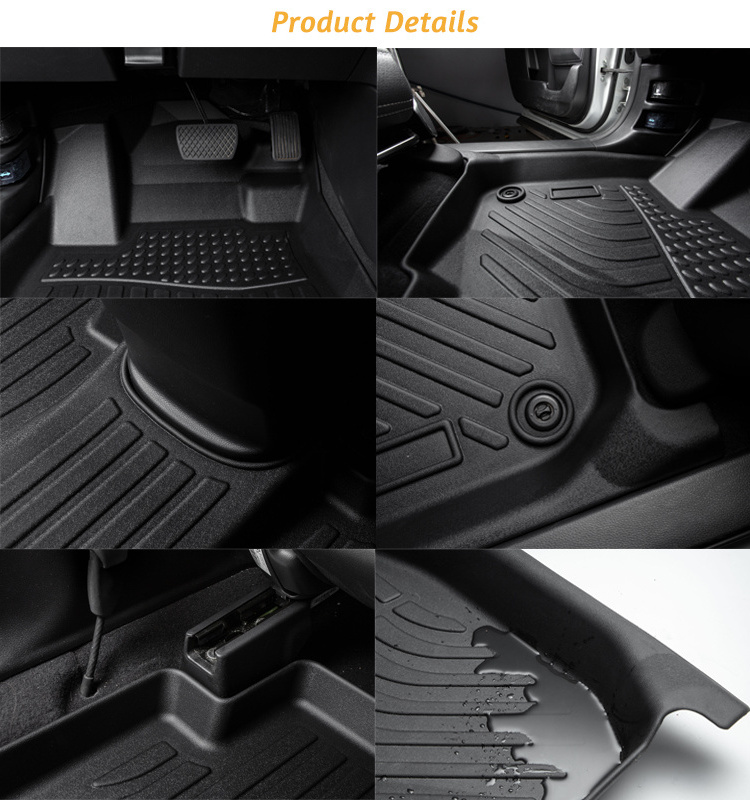 Premium 3D auto Interior floor mats rear cargo cover car tray luggage boot mat for KIA Sorento Seltos car trunk mat