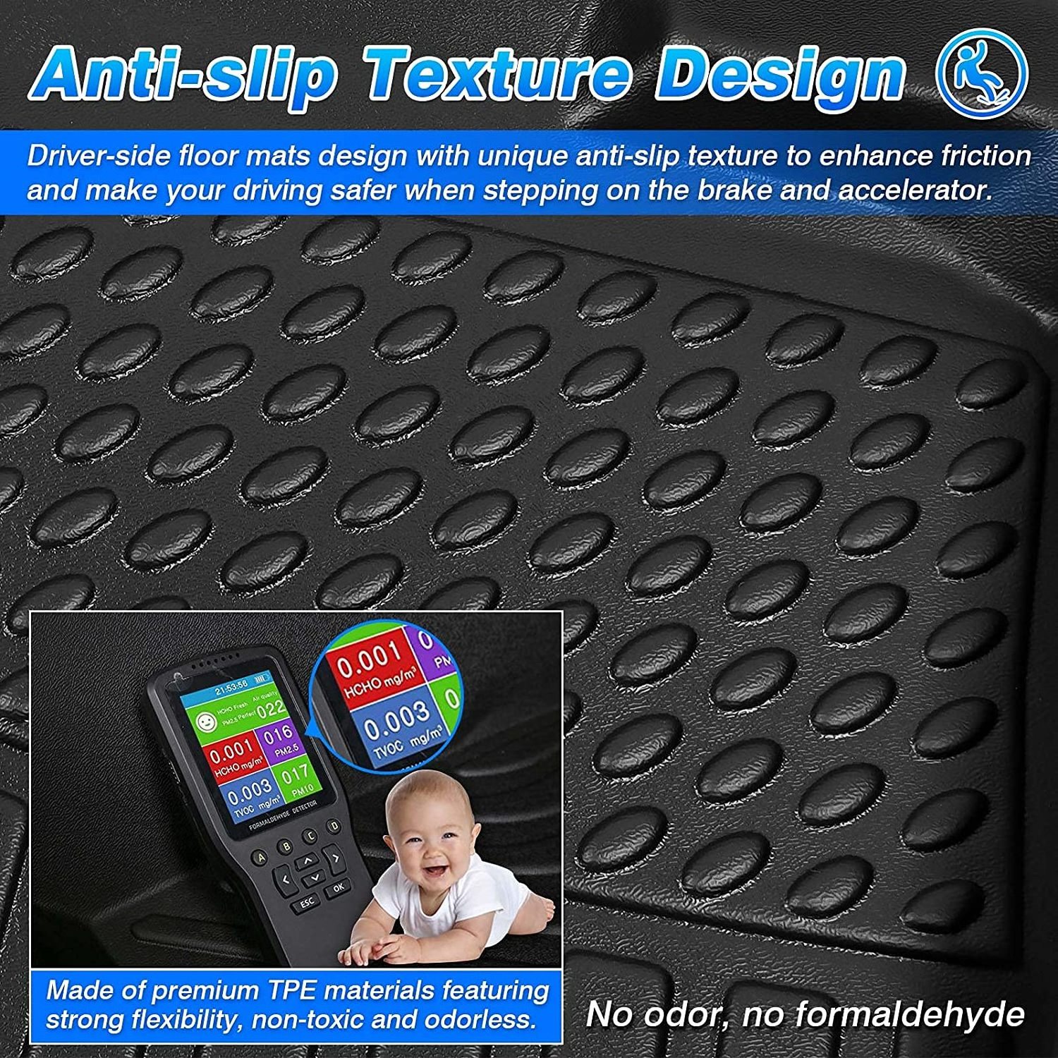 TPE All Weather Materials 3D Car Floor Mats For Mini Cooper Headtop 2Door 4Door Full Set Car Floor Liners