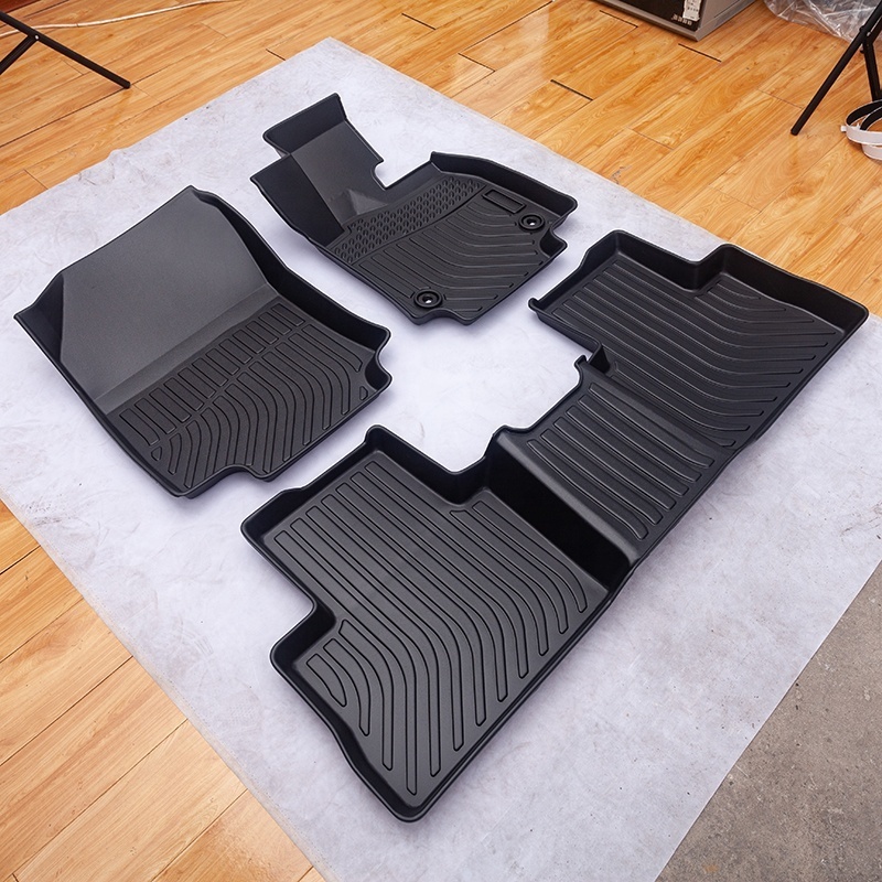 Luxury Car interior accessories all weather 3D TPE car floor mats trunk mats carpets For Hyundai Sonata Santa Cruz  car liners