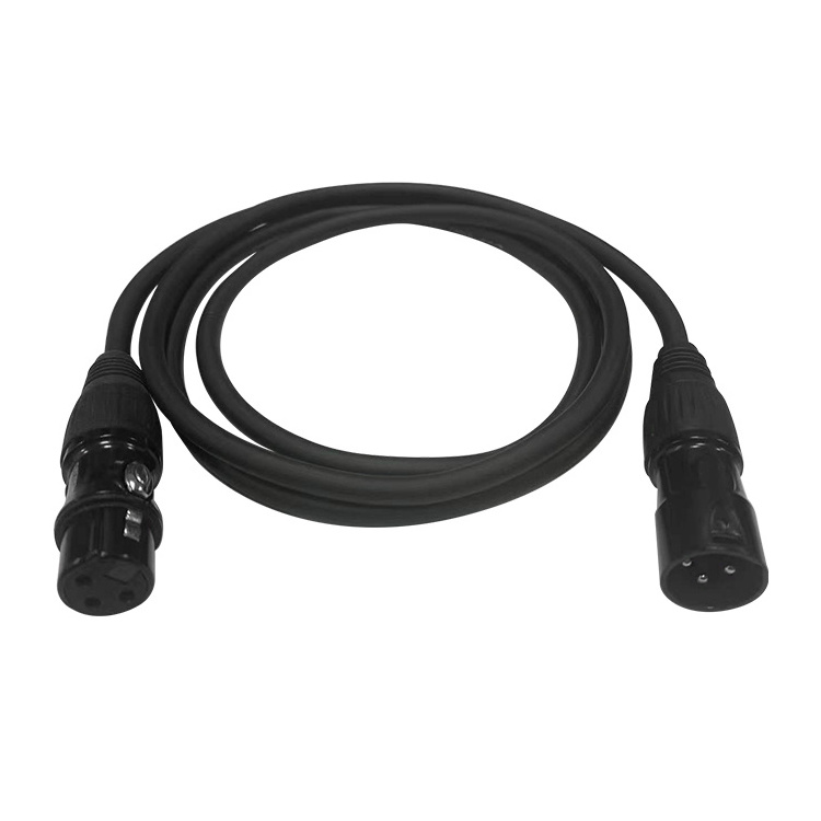 Factory price single core shielded 3 pin plug 4 wire mic microphone speaker cable