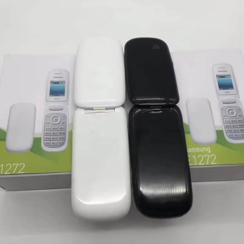 Hot selling  Gsm Dual Sim Unlocked Phones Flip Mobile Phone For Samsung E1272