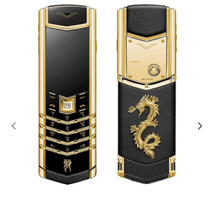 New Hot sale unlocked luxury vertue Mini phone K8 + golden dragon dialer keypad cell phone  elderly mobile phone   wholesale