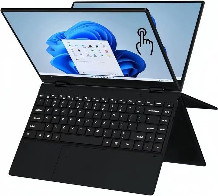 New Arrival OEM Laptop i7-1265U 14.1inch touch screen 360 rotation  Laptop 16GB+1TB  portable  game pc