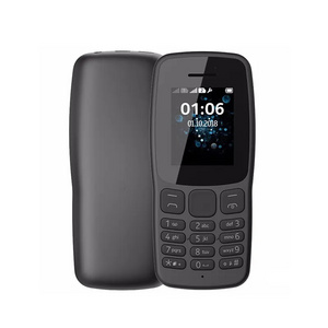 TOP sale Bar feature phone Dual Sim Card Cell Phone With Camera And Flashlight Mobile Phone For Nokia 106