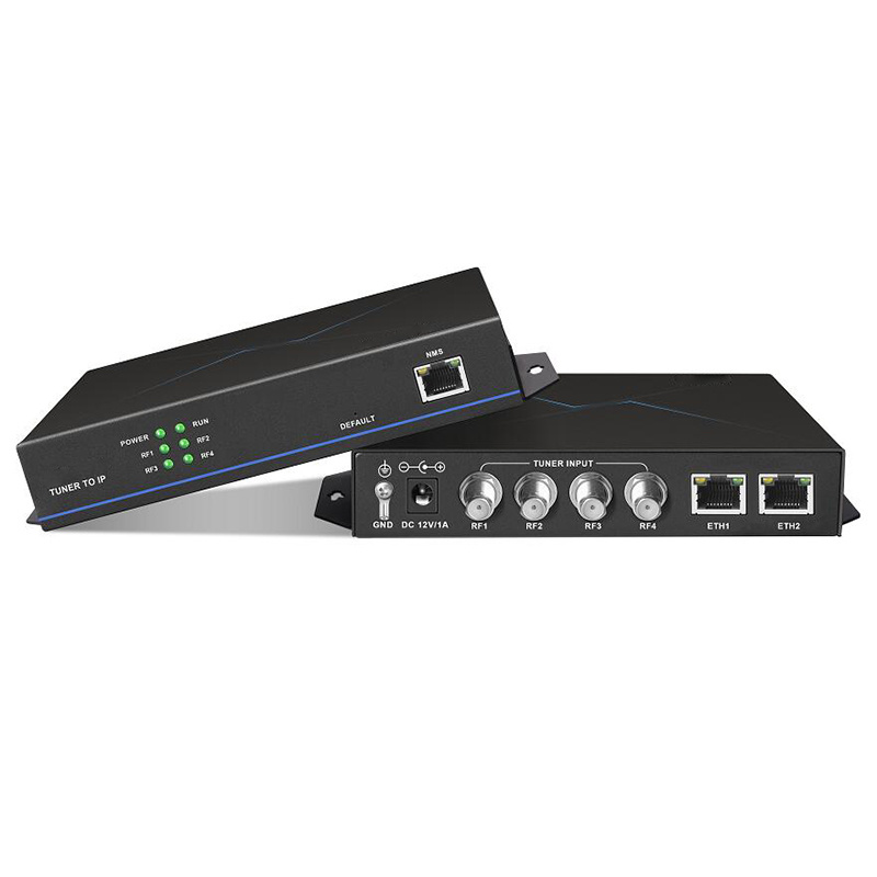 SKD2150 4CH Satellite Signal Mini Receiver 4 DVBS/S2 to IP Support SPTS MPTS IP output digital CATV headend systems