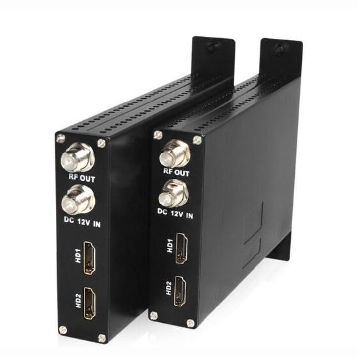 SKD296X 2~32 HD DUAL INPUT DIGITAL MODULATOR encoder modulator H.264 multiplex modulate RF output distribute commercial to TV